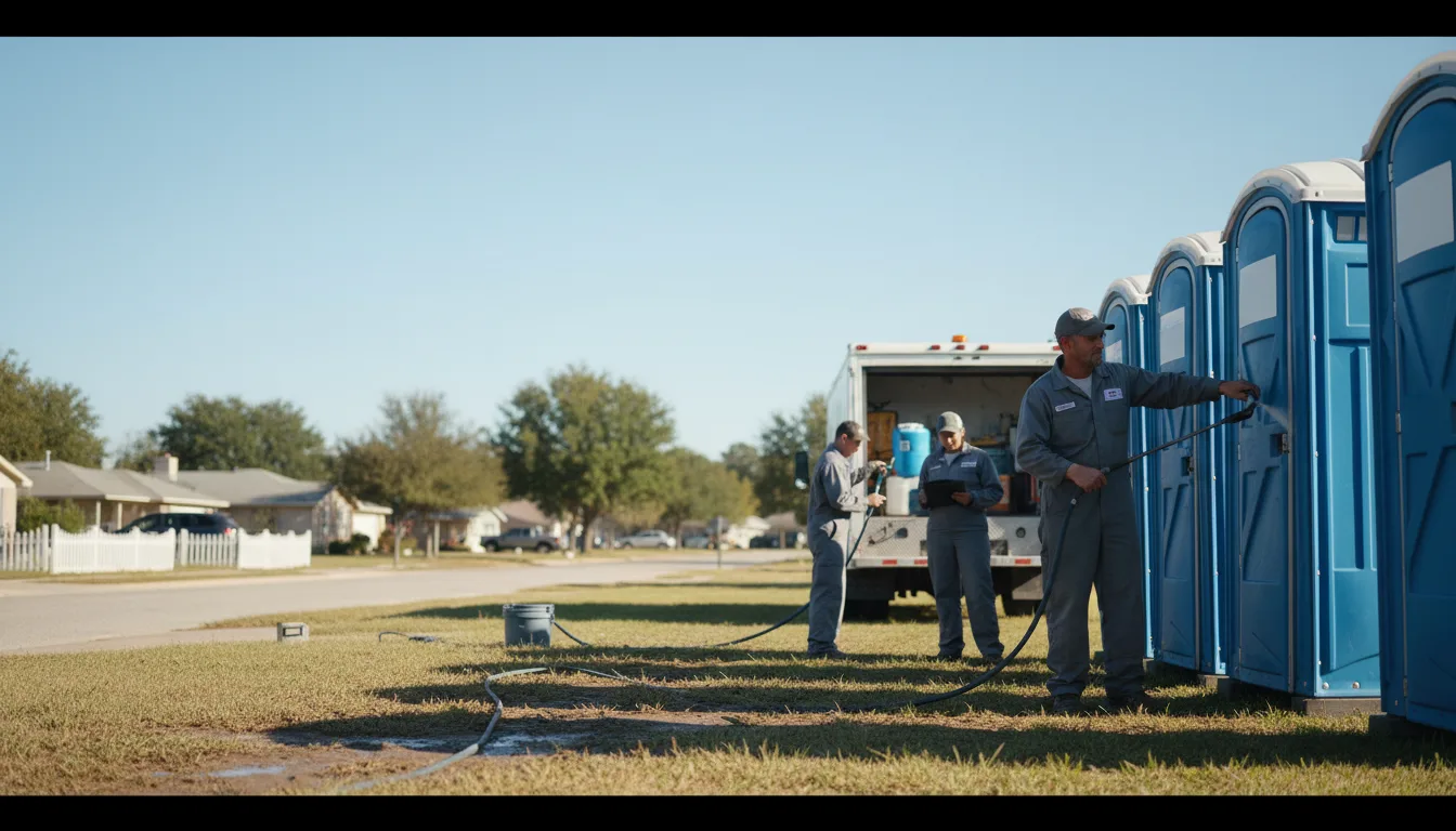 Long-Term Portable Toilet Rental in Claude, TX near me
